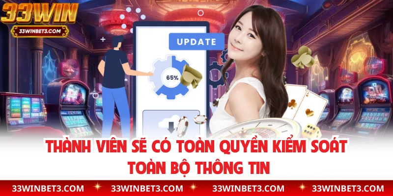 Thành viên sẽ có toàn quyền kiểm soát toàn bộ thông tin